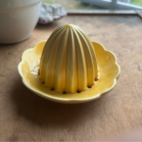 Kitchen Vintage Lemon Squeezer 195s 1960s Ceramic Citrus Juicer
